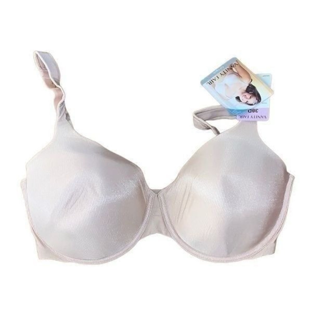 VANITY FAIR tan cooling touch bra 38D NWT